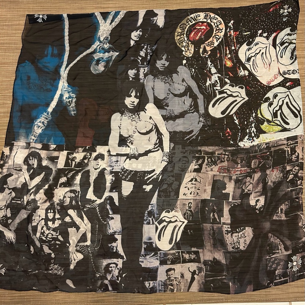 Rolling Stones Graphic Scarf